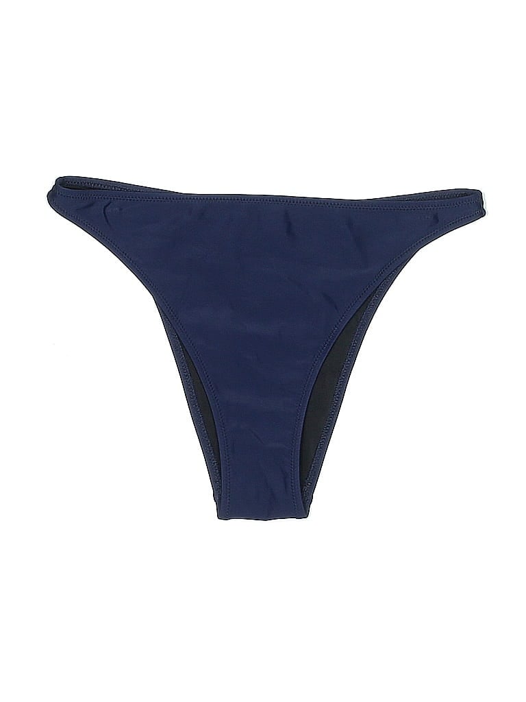 Pre-owned Solid & Striped Swimsuit Bottoms In Blue
