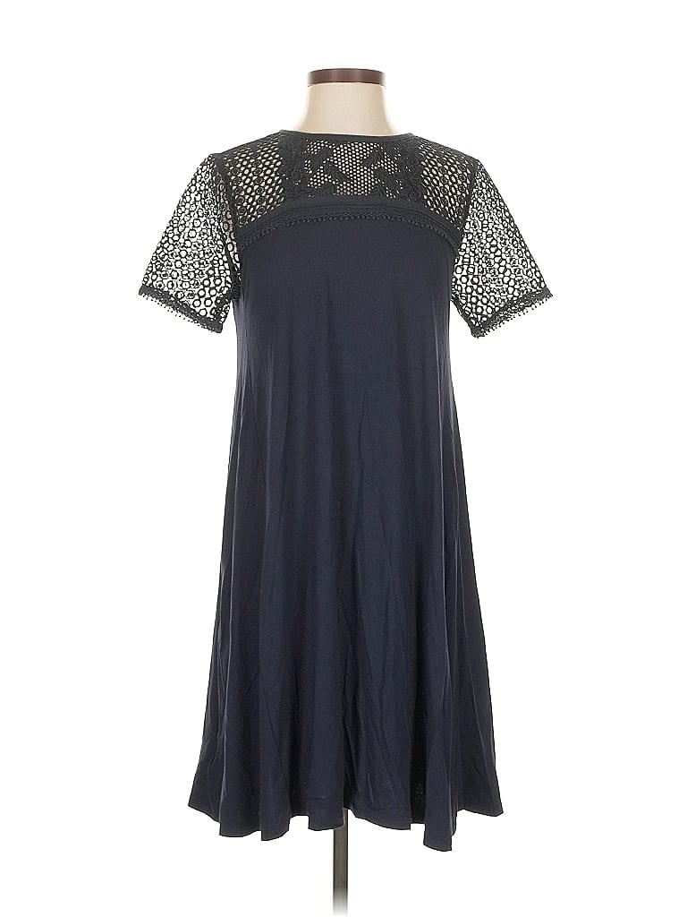 Pre-owned Ann Taylor Loft Casual Dress In Gray