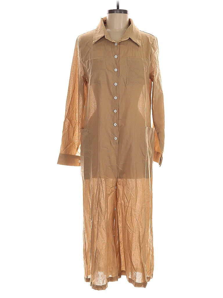 Pre-owned Unbranded Jumpsuit In Brown