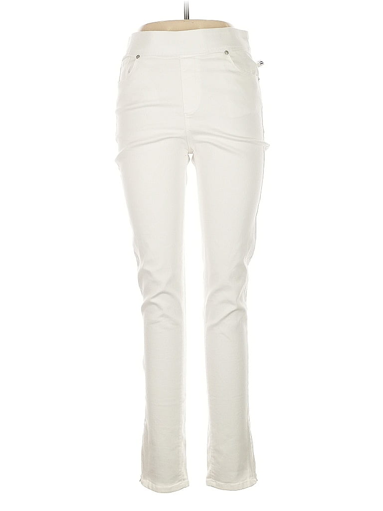 Pre-owned Martha Stewart Casual Pants In White