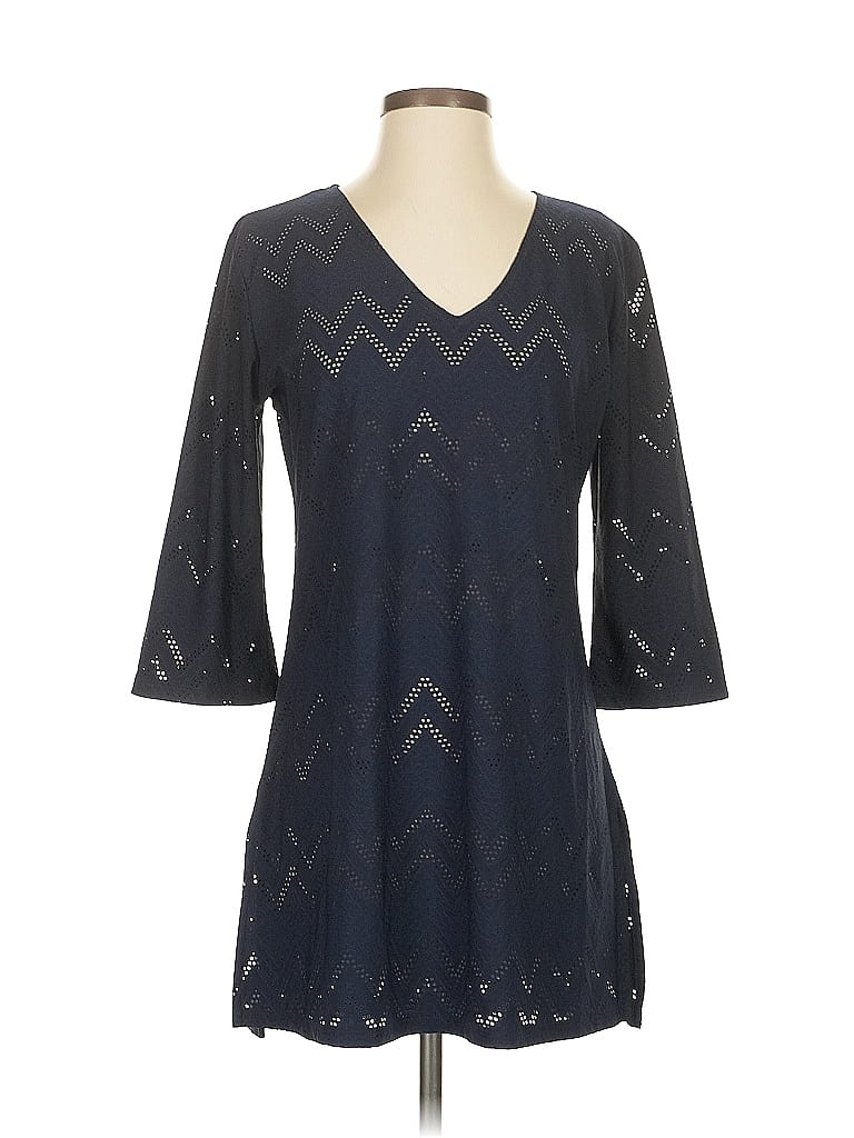 Pre-owned J Valdi Casual Dress In Gray