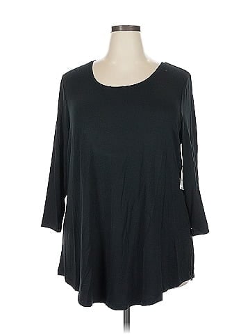 JM Collection 3/4 Sleeve T-Shirt (view 1)