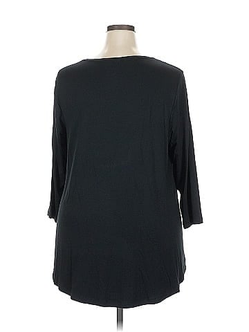 JM Collection 3/4 Sleeve T-Shirt (view 2)