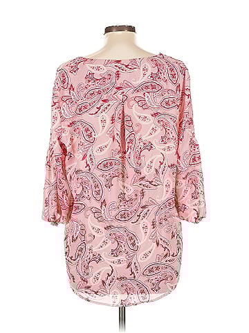 Soho JEANS NEW YORK & COMPANY 3/4 Sleeve Blouse (view 2)