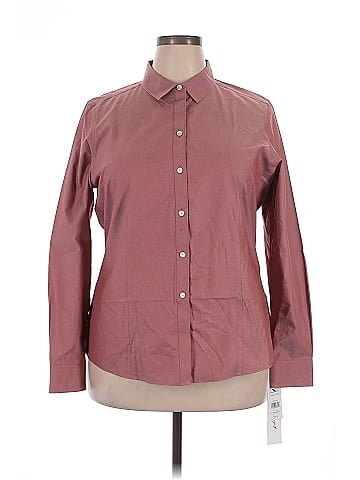 Foxcroft Long Sleeve Button-Down Shirt (view 1)