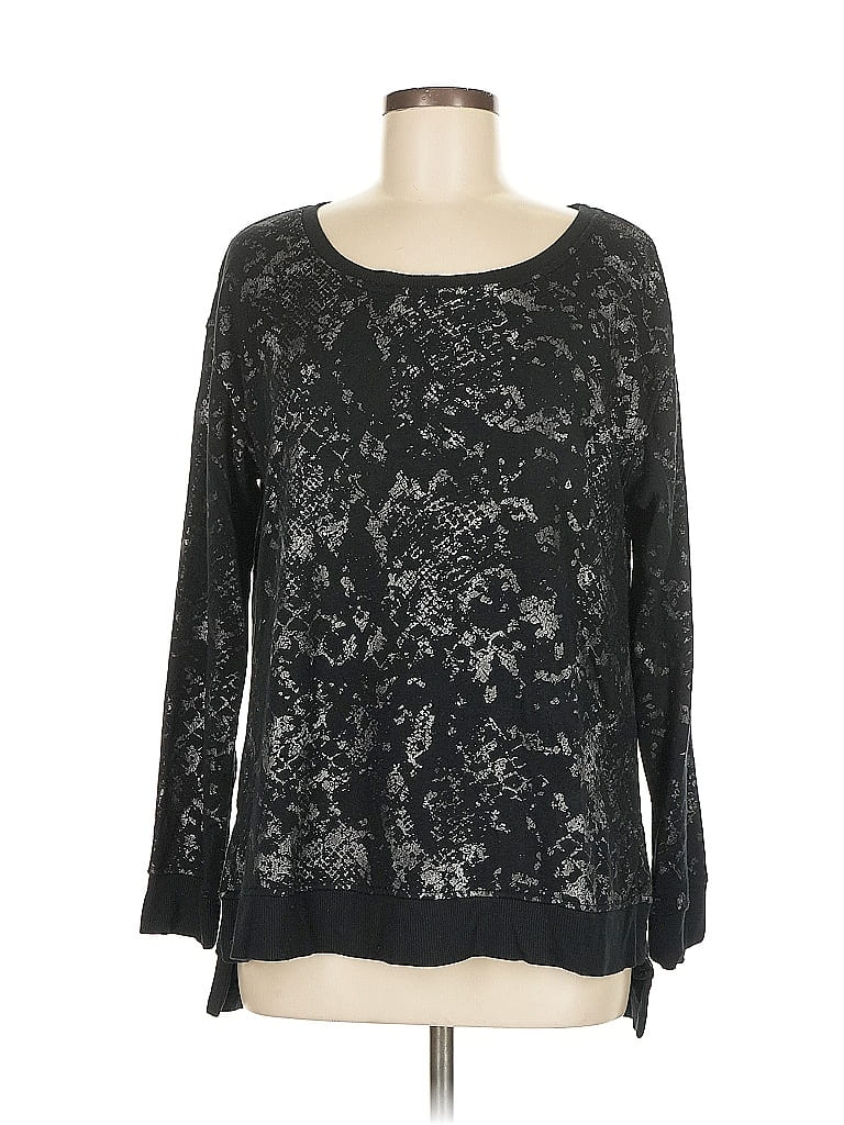Pre-owned Jane And Delancey Pullover Sweater In Black