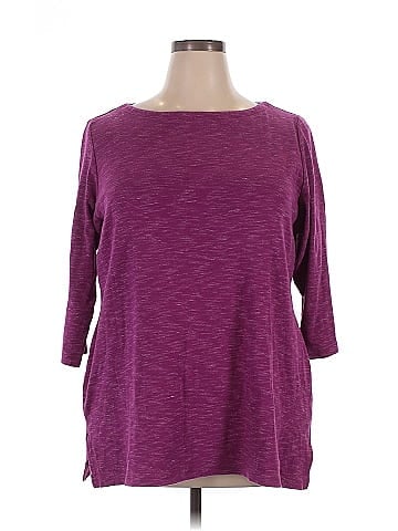 Karen Scott 3/4 Sleeve Top (view 1)