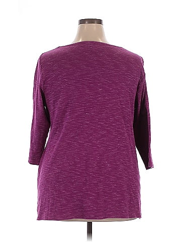 Karen Scott 3/4 Sleeve Top (view 2)
