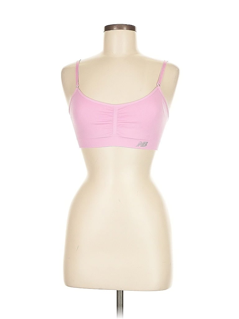 Pre-owned New Balance Sports Bra In Pink