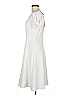 Black Halo Solid Ivory Casual Dress Size 8 - photo 4