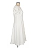 Black Halo Solid Ivory Casual Dress Size 8 - photo 3