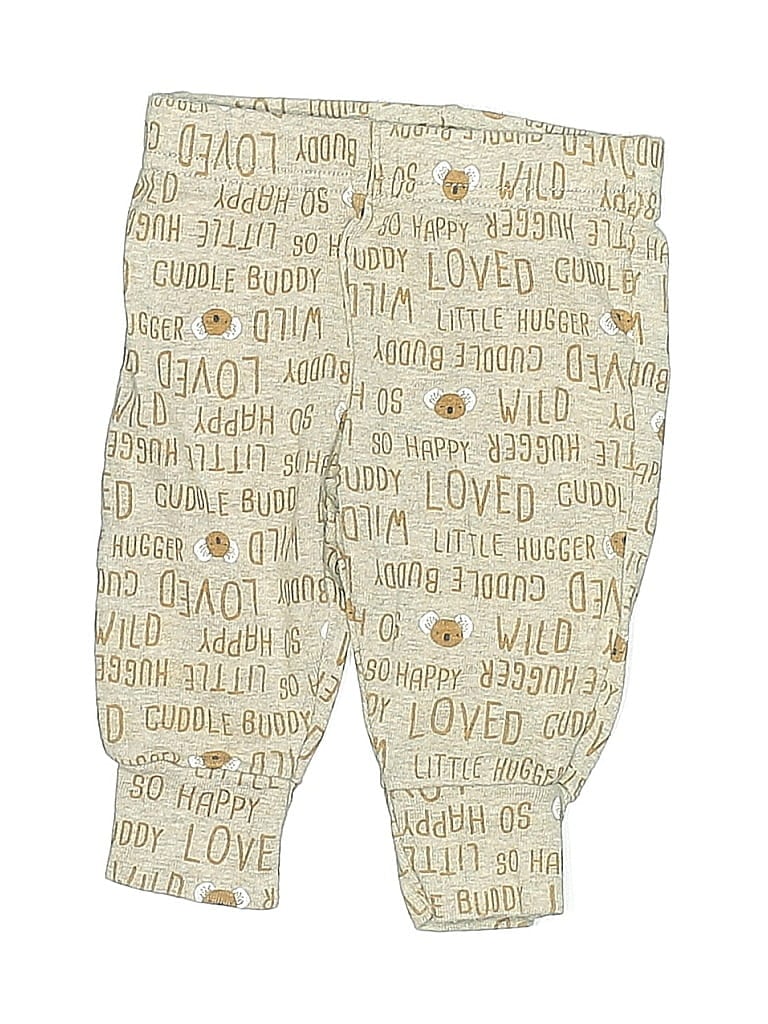 Pre-owned Child Of Mine By Carter's Babies' Khaki Pant In Gold