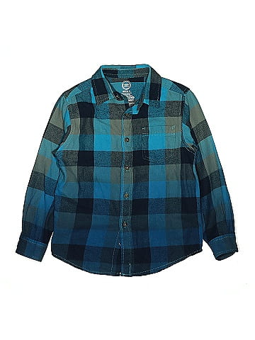 Wonder Nation Long Sleeve Button-Down Shirt (view 1)
