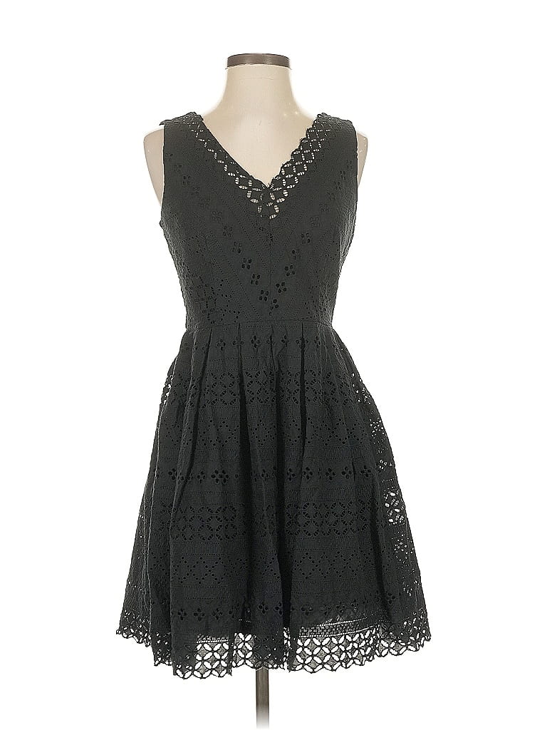 Pre-owned Ann Taylor Loft Casual Dress In Gray