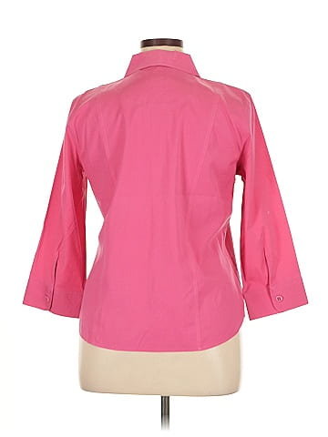 Foxcroft 3/4 Sleeve Button-Down Shirt (view 2)