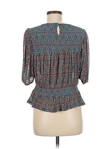 Scoop 3/4 Sleeve Blouse (view 2)