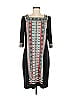 Studio One Graphic Black Casual Dress Size M - photo 1