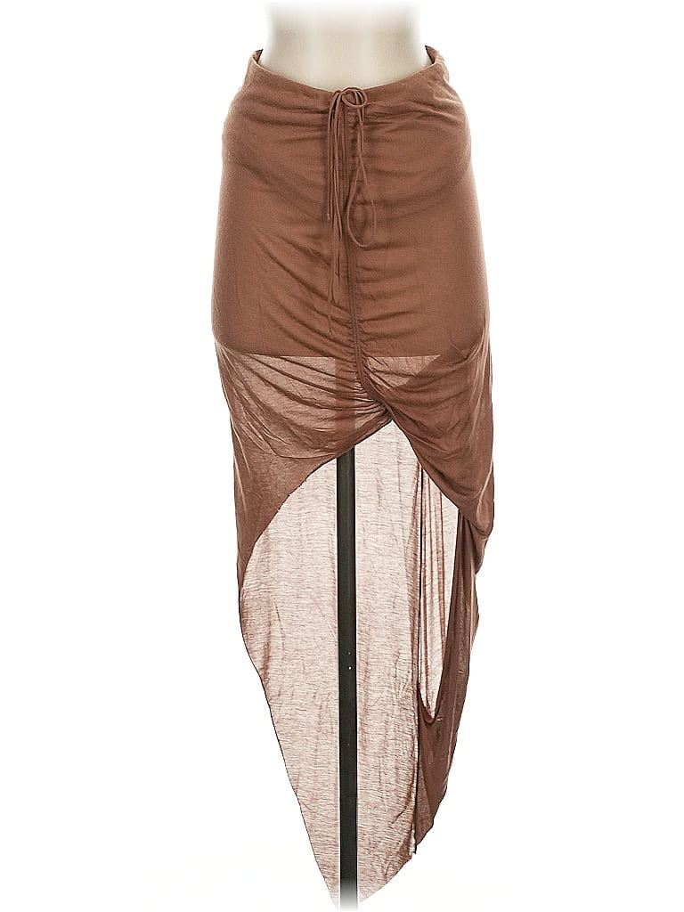 Pre-owned Helmut Lang Casual Skirt In Brown