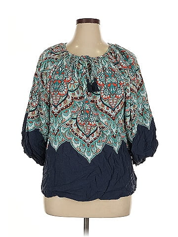 Ruby Rd. 3/4 Sleeve Blouse (view 1)