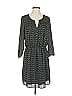 DR2 100% Polyester Print Gray Casual Dress Size S - photo 1
