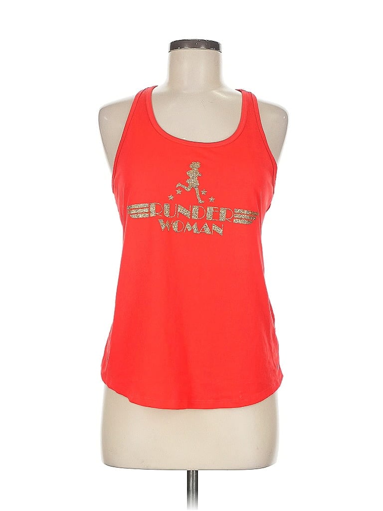 Pre-owned Dsg Active Tank Top In Orange