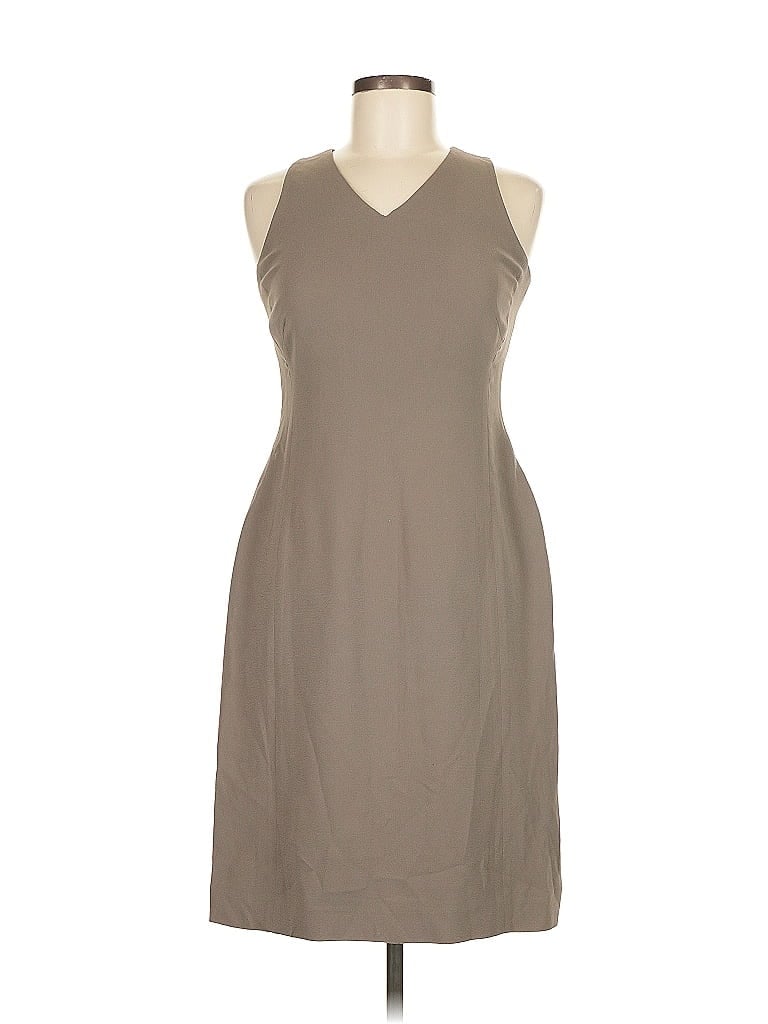 Pre-owned Jones New York Signature Casual Dress In Gray