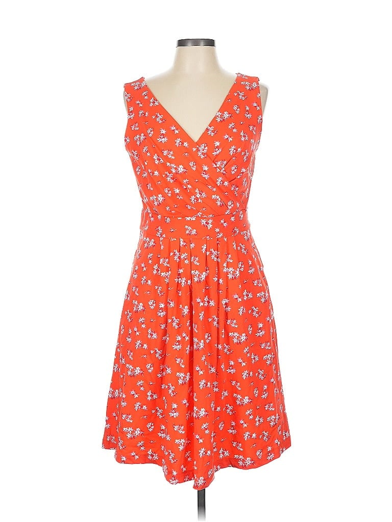 Click to view more detailed imagery on our partner's website Pre-owned Lands' End Casual Dress In Orange