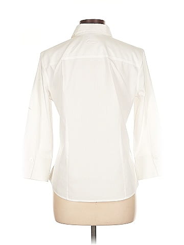 Foxcroft 3/4 Sleeve Button-Down Shirt (view 2)