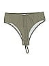 Unbranded Chevron-herringbone Gray Tan Swimsuit Bottoms Size L - photo 1