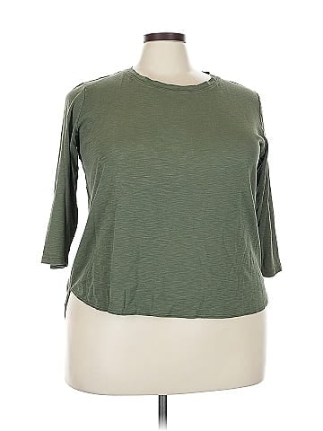 KIRKLAND Signature 3/4 Sleeve T-Shirt (view 1)