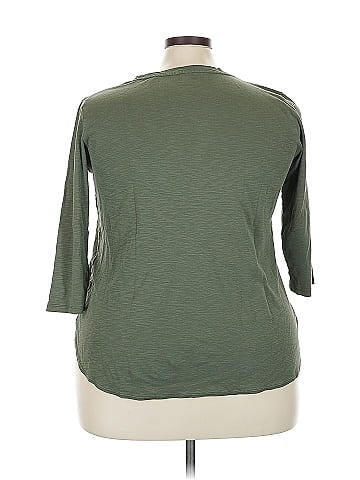 KIRKLAND Signature 3/4 Sleeve T-Shirt (view 2)