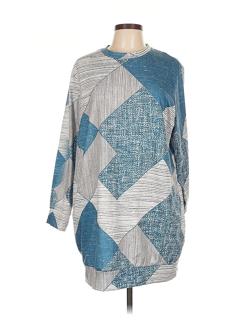 Pre-owned Unbranded Poncho In Blue