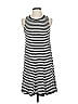 Splendid Stripes Black Casual Dress Size S - photo 1