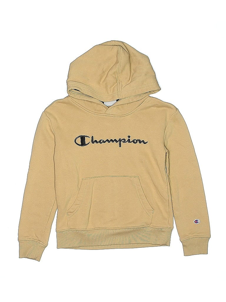 Pre-owned Champion Kids' Pullover Hoodie In Brown