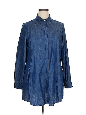 Foxcroft Long Sleeve Button-Down Shirt (view 1)