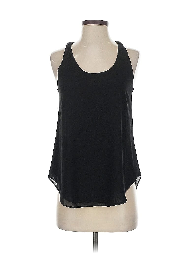 Pre-owned Naked Zebra Sleeveless Blouse In Black