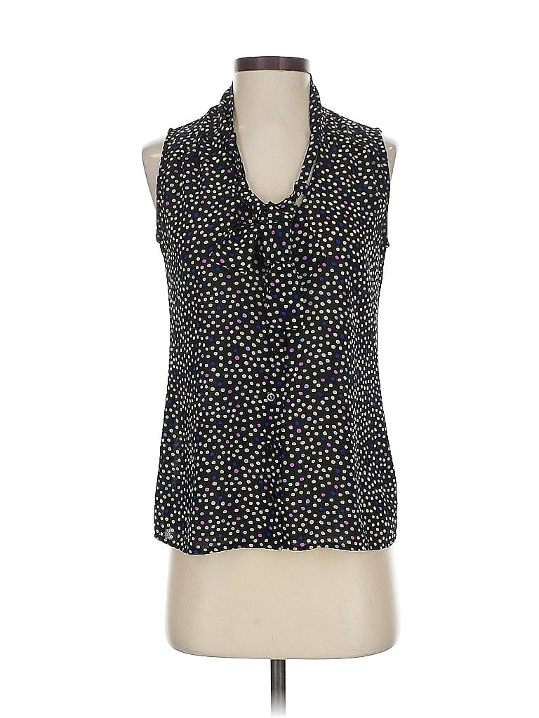 Pre-owned I Heart Ronson Sleeveless Blouse In Black
