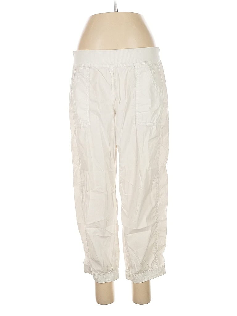 Pre-owned Chico's Cargo Pants In White