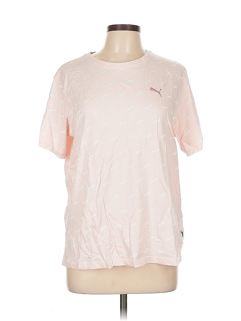 Pre-owned Puma Short Sleeve T-shirt In Pink