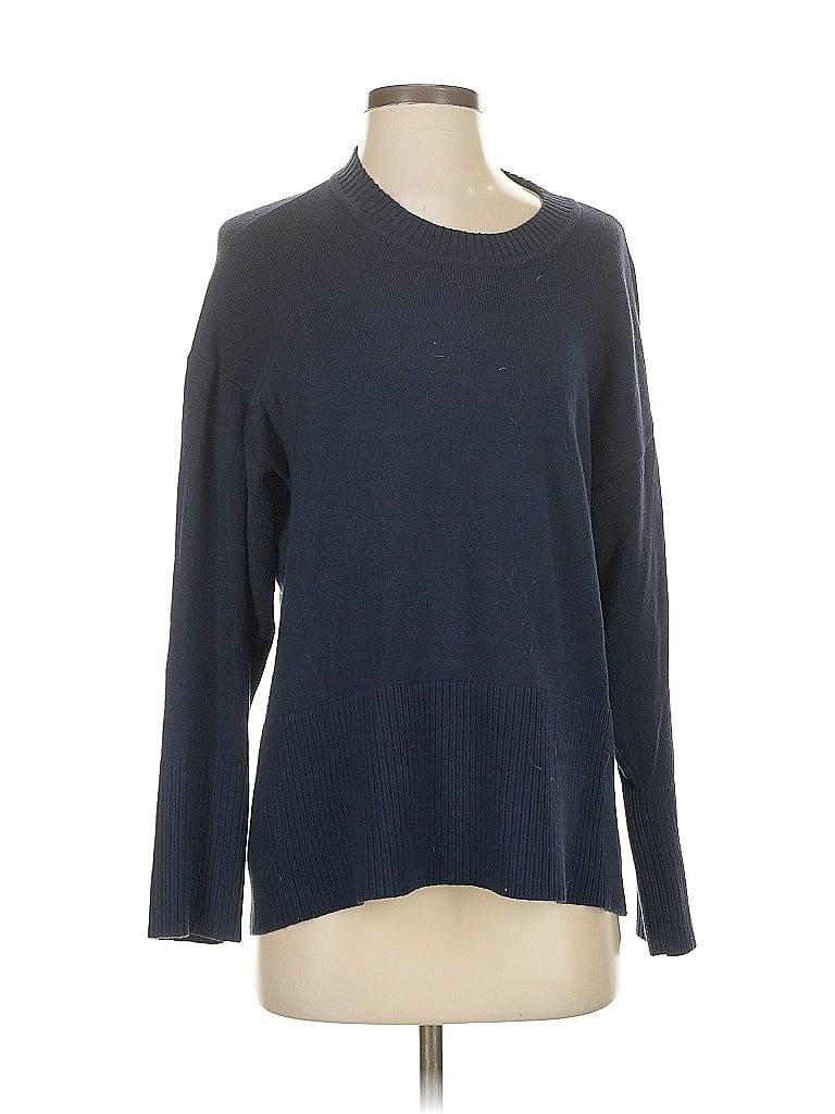 Pre-owned Ann Taylor Loft Pullover Sweater In Blue