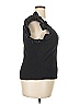 Pomander Place 100% Cotton Black Short Sleeve Top Size 3X - photo 3