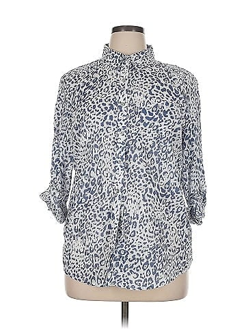 Kim Rogers 3/4 Sleeve Button-Down Shirt (view 1)