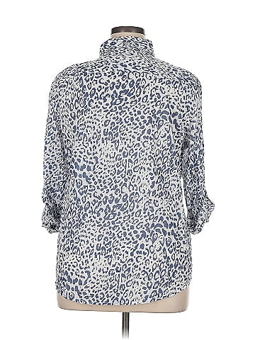 Kim Rogers 3/4 Sleeve Button-Down Shirt (view 2)