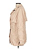 Catherine Malandrino 100% Lyocell Tan Trenchcoat Size 10 - photo 5