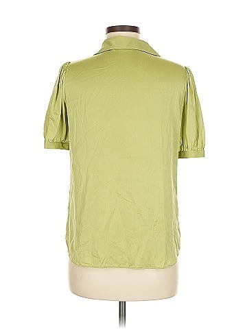 GOELIA Short Sleeve Silk Top (view 2)