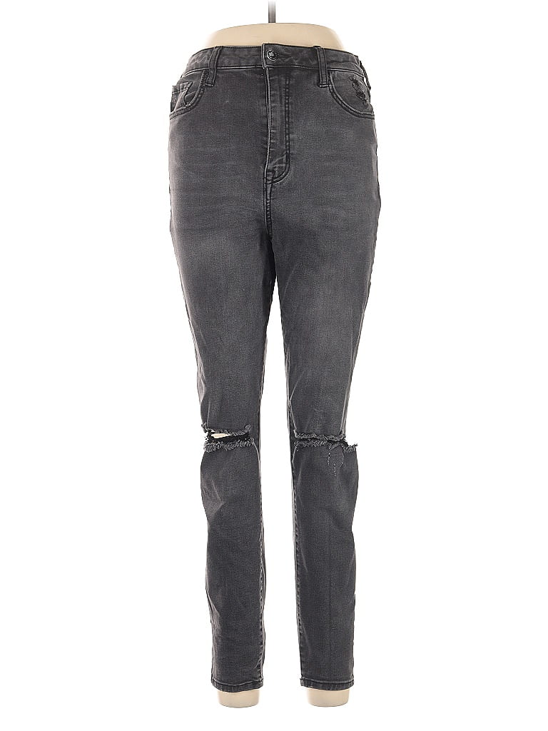 Pre-owned Forever 21 Jeans In Gray