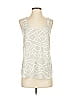 Armani Exchange 100% Polyester Gray Sleeveless Blouse Size S - photo 1