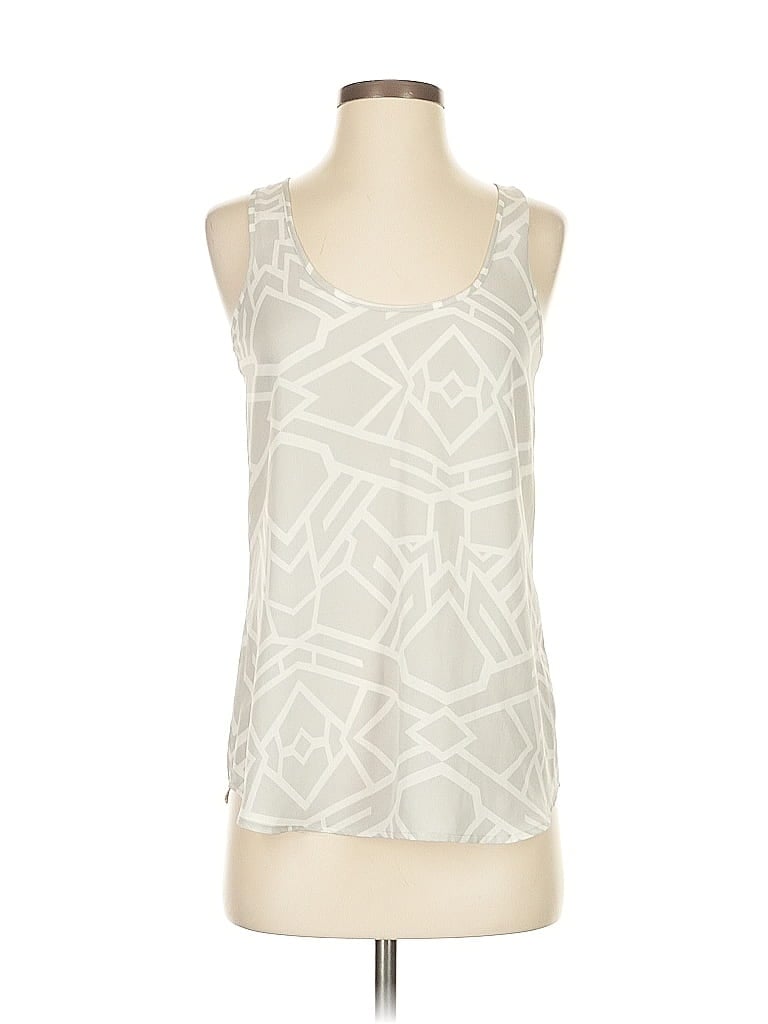 Armani Exchange 100% Polyester Gray Sleeveless Blouse Size S - photo 1