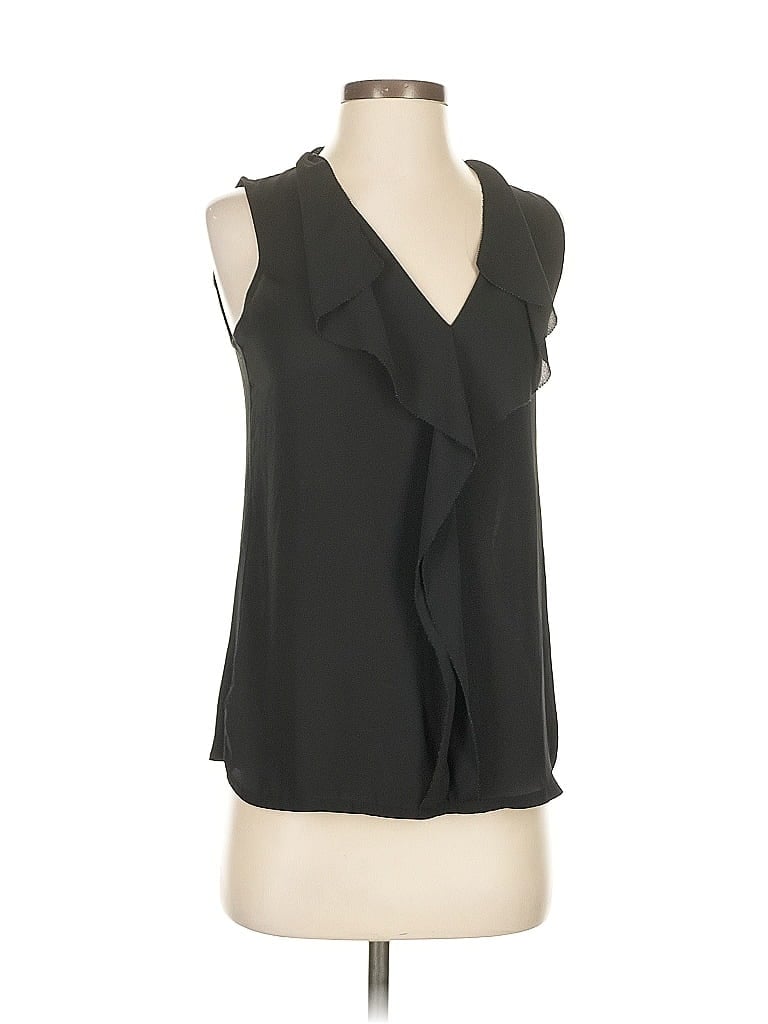 Pre-owned Ann Taylor Loft Outlet Sleeveless Blouse In Black