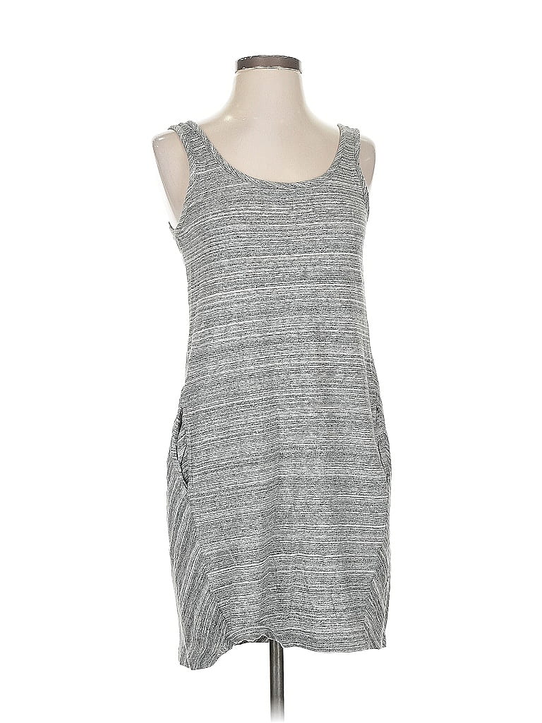 Pre-owned Ann Taylor Loft Casual Dress In Gray